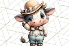 Farm Animals Clipart, Barnyard Friends PNG Cute Farm Clipart Product Image 3