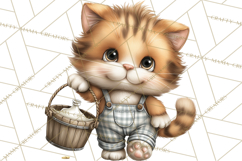 Farm Animals Clipart, Barnyard Friends PNG Cute Farm Clipart Product Image 5