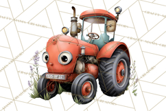 Farm Animals Clipart, Barnyard Friends PNG Cute Farm Clipart Product Image 5