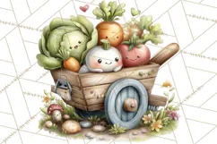 Farm Animals Clipart, Barnyard Friends PNG Cute Farm Clipart Product Image 2