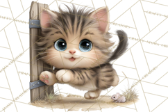 Farm Animals Clipart, Barnyard Friends PNG Cute Farm Clipart Product Image 4