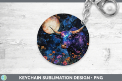 GorgeousFarm Galaxy Keychain design.