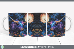 GorgeousFarm Galaxy Mug Wrap design.