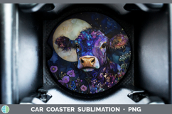 GorgeousFarm Galaxy Car Coaster design.