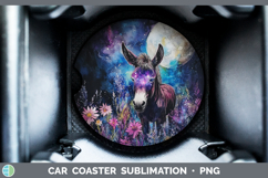 GorgeousFarm Galaxy Car Coaster design.