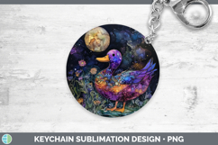 GorgeousFarm Galaxy Keychain design.