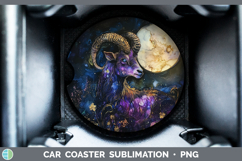 GorgeousFarm Galaxy Car Coaster design.