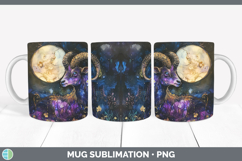 GorgeousFarm Galaxy Mug Wrap design.