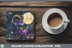 GorgeousFarm Galaxy Square Coaster design.