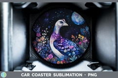 GorgeousFarm Galaxy Car Coaster design.