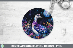 GorgeousFarm Galaxy Keychain design.