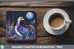 GorgeousFarm Galaxy Square Coaster design.