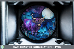 GorgeousFarm Galaxy Car Coaster design.