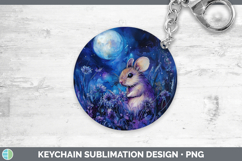 GorgeousFarm Galaxy Keychain design.
