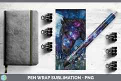 GorgeousFarm Galaxy Pen Wrap design.