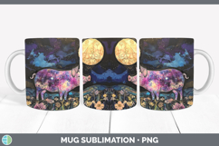 GorgeousFarm Galaxy Mug Wrap design.