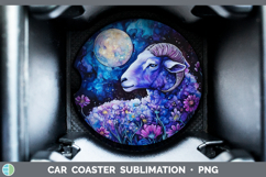 GorgeousFarm Galaxy Car Coaster design.