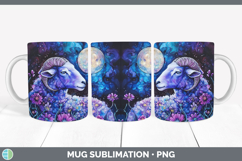 GorgeousFarm Galaxy Mug Wrap design.