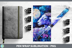 GorgeousFarm Galaxy Pen Wrap design.