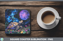 GorgeousFarm Galaxy Square Coaster design.