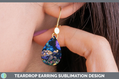 GorgeousFarm Galaxy Teardrop Earrings design.