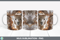 GorgeousFarm Geode Mug Wrap design.