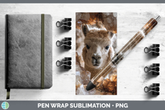GorgeousFarm Geode Pen Wrap design.
