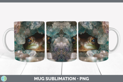 GorgeousFarm Geode Mug Wrap design.