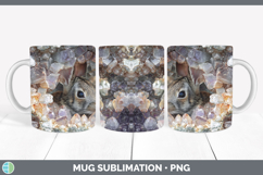 GorgeousFarm Geode Mug Wrap design.