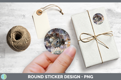 GorgeousFarm Geode Stickers design.