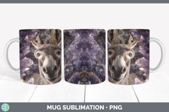 GorgeousFarm Geode Mug Wrap design.