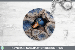 GorgeousFarm Geode Keychain design.