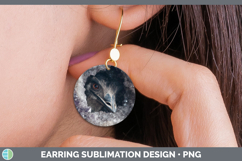 GorgeousFarm Geode Round Earrings design.