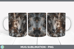 GorgeousFarm Geode Mug Wrap design.