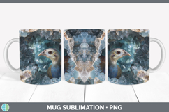 GorgeousFarm Geode Mug Wrap design.