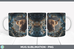 GorgeousFarm Geode Mug Wrap design.