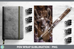 GorgeousFarm Geode Pen Wrap design.