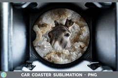 GorgeousFarm Geode Car Coaster design.