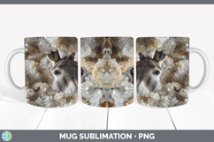 GorgeousFarm Geode Mug Wrap design.