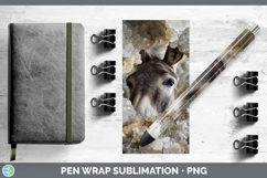GorgeousFarm Geode Pen Wrap design.