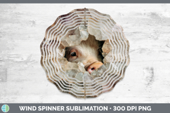 GorgeousFarm Geode Wind Spinner design.