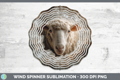 GorgeousFarm Geode Wind Spinner design.