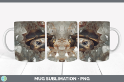 GorgeousFarm Geode Mug Wrap design.