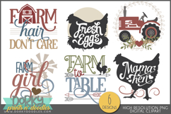 Farm Love Clipart Bundle Product Image 7