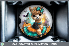 GorgeousFarm Halloween Car Coaster design.