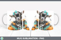 GorgeousFarm Halloween Mug Wrap design.