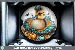 GorgeousFarm Halloween Car Coaster design.