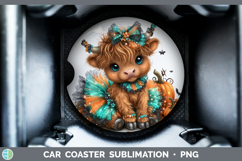 GorgeousFarm Halloween Car Coaster design.