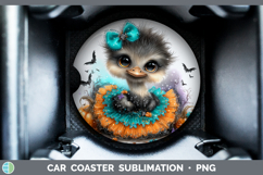 GorgeousFarm Halloween Car Coaster design.