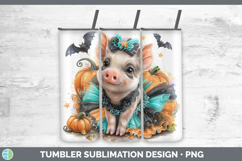 GorgeousFarm Halloween Tumbler design.